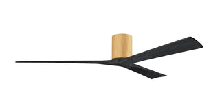 Matthews Fan Company - IR3H-LM-BK-72 - 72" Ceiling Fan - Irene-3H - Light Maple Tone