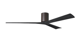 Matthews Fan Company - IR3H-TB-BK-72 - 72" Ceiling Fan - Irene-3H - Textured Bronze
