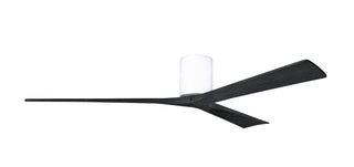 Matthews Fan Company - IR3H-WH-BK-72 - 72" Ceiling Fan - Irene-3H - Gloss White