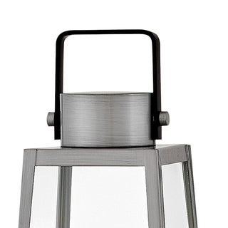 Hugh LED Post Mount in Antique Brushed Aluminum