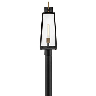Hugh LED Post Mount in Black