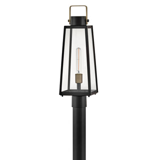 Hugh LED Post Mount in Black