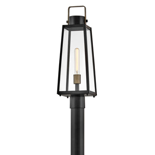 Hugh LED Post Mount in Black