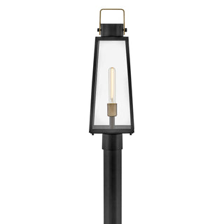 Hugh LED Post Mount in Black