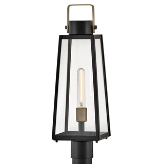 Hugh LED Post Mount in Black