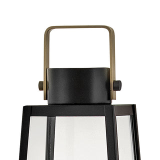 Hugh LED Post Mount in Black