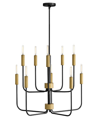 Lark - 83636BK-LCB - LED Chandelier - Austen - Black