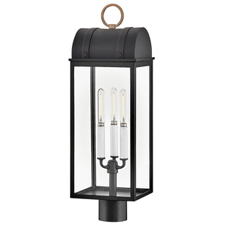 Hinkley - 10661BK-BU - LED Post Mount - Campbell - Black