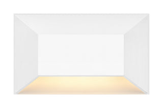 Nuvi 12V Medium Rectangular Deck Sconce in Matte White