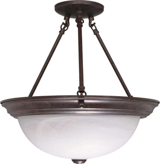 Nuvo Lighting - 60-210 - Three Light Semi Flush Mount - Old Bronze