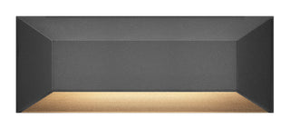 Nuvi Large Rectangular Deck Sconce in Black