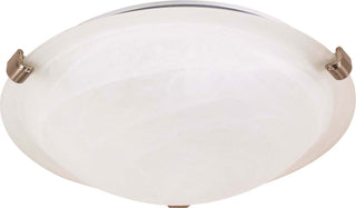 Nuvo Lighting - 60-270 - One Light Flush Mount - Tri Clip Brushed Nickel - Brushed Nickel