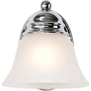 Empire One Light Vanity in Polished Chrome