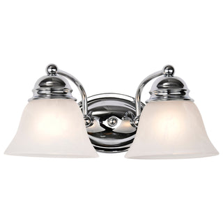 Empire Two Light Vanity in Polished Chrome