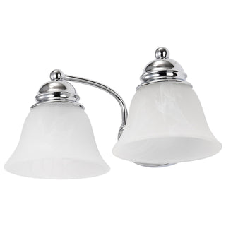Empire Two Light Vanity in Polished Chrome