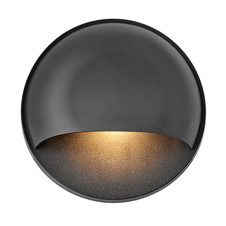Nuvi 12V Round Deck Sconce in Black