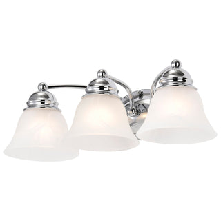 Empire Three Light Vanity in Polished Chrome