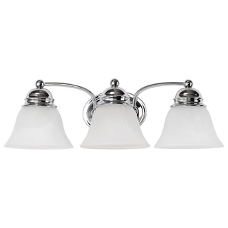 Empire Three Light Vanity in Polished Chrome
