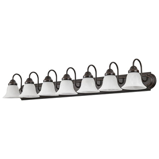 Ballerina Seven Light Vanity in Old Bronze