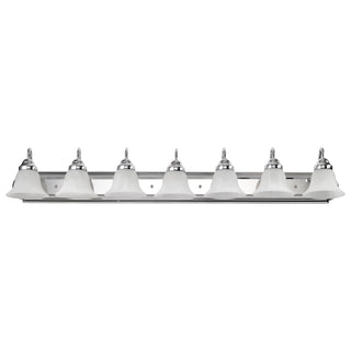 Ballerina Seven Light Vanity in Polished Chrome