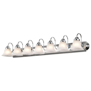 Ballerina Seven Light Vanity in Polished Chrome
