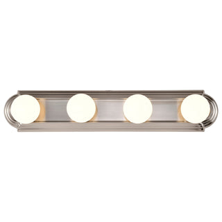 Four Light Vanity in Brushed Nickel