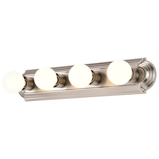 Four Light Vanity in Brushed Nickel