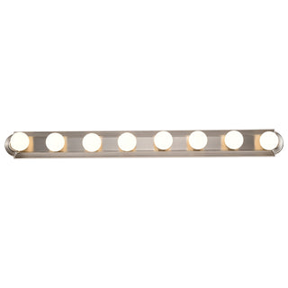 Eight Light Vanity in Brushed Nickel