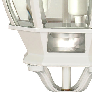 Central Park Three Light Hangng Lantern in White