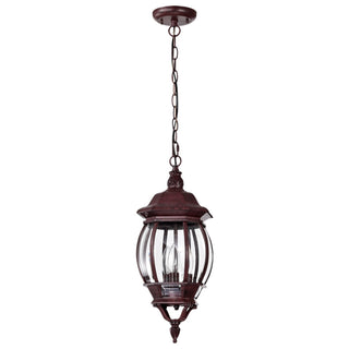 Central Park Three Light Hangng Lantern in Old Bronze