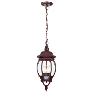 Central Park Three Light Hangng Lantern in Old Bronze
