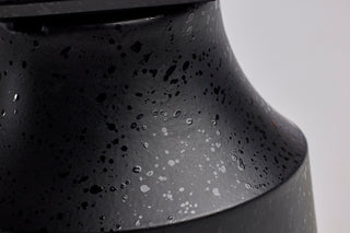 Briton One Light Post Lantern in Textured Black