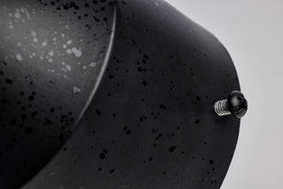 Briton One Light Post Lantern in Textured Black