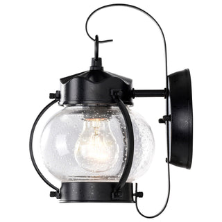 Onion Lantern One Light Wall Lantern in Textured Black