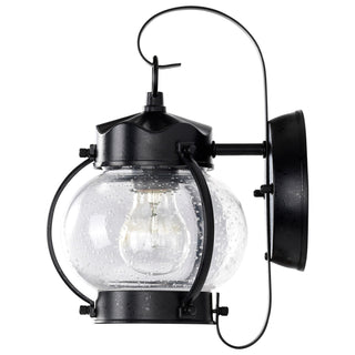 Onion Lantern One Light Wall Lantern in Textured Black