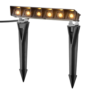 Vestra 12V LED Wall Wash in Antique Brushed Aluminum