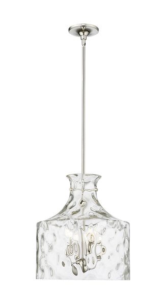 Millennium - 22604-PN - Four Light Pendant - Santorini - Polished Nickel