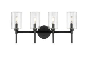 Millennium - 9924-MB - Four Light Vanity - Chastine - Matte Black