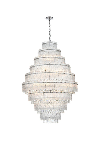 Elegant Lighting - 1780D36C - 27 Light Chandelier - Emilia - Chrome and Clear