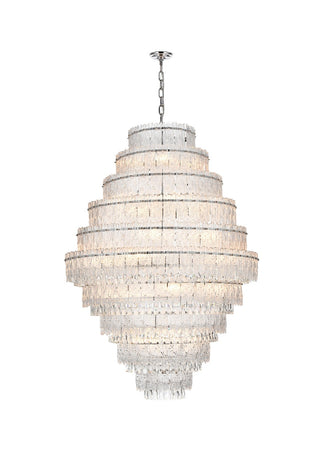 Elegant Lighting - 1780D42C - 33 Light Chandelier - Emilia - Chrome and Clear