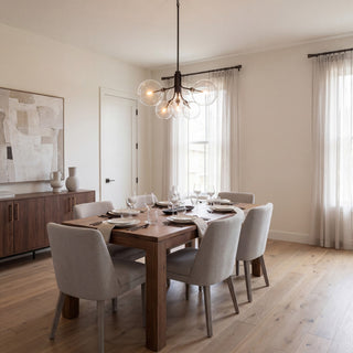 LED Chandelier in Oil Rubbed Bronze