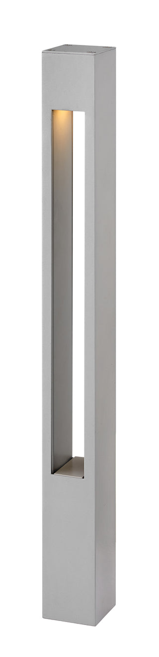 Atlantis 12VSmall Square Bollard in Titanium