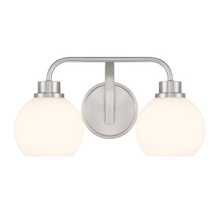 Meridian - M80080BN - Two Light Bathroom Vanity - Brushed Nickel