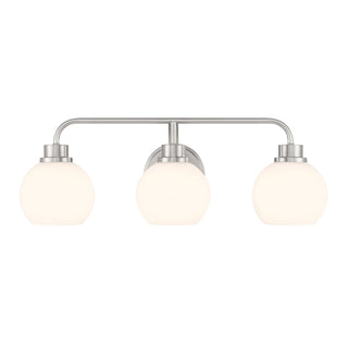 Meridian - M80081BN - Three Light Bathroom Vanity - Brushed Nickel