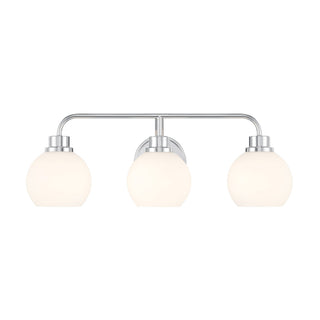 Meridian - M80081CH - Three Light Bathroom Vanity - Chrome