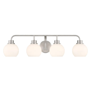 Meridian - M80082BN - Four Light Bathroom Vanity - Brushed Nickel