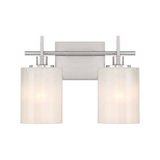 Meridian - M80083BN - Two Light Bathroom Vanity - Brushed Nickel