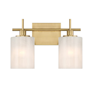 Meridian - M80083NB - Two Light Bathroom Vanity - Natural Brass