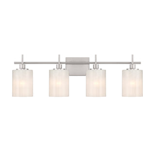 Meridian - M80085BN - Four Light Bathroom Vanity - Brushed Nickel