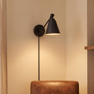 Two Light Wall Sconce in Matte Black